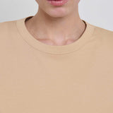 WARDROBE.NYC - Crop Shoulder Pad T-Shirt