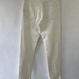 Zegna Menswear White Straight Leg Jeans Size UK 33 (EU 50)