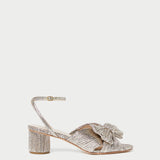 Loeffler Randall - Dahlia Champagne Pleated Bow Heel