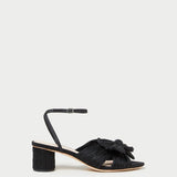 Roeffler Randall - Dahlia Black Pleated Bow Heel