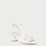 Loeffler Randall - Dahlia White Pleated Bow Heel