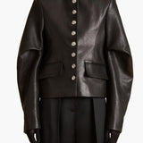 Khaite - Darlman Jacket in Black Leather