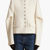 Khaite - Darlman Jacket in Cream