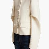 Khaite - Darlman Jacket in Cream