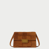 Roeffler Randall - Delphine Cacao Suede Shoulder Bag