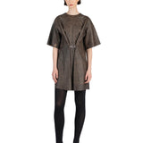 Elleme - Vintage Leather Dress Brown