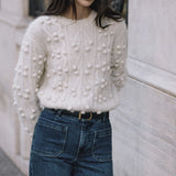 FRAME - Popcorn Pullover -- Cream