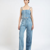 Elleme - Denim Cargo Trousers/Light Blue