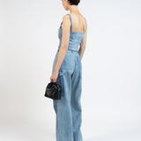 Elleme - Denim Cargo Trousers/Light Blue