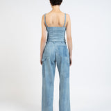 Elleme - Denim Cargo Trousers/Light Blue