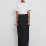 WARDROBE.NYC - Denim Column Skirt