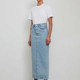 WARDROBE.NYC - Denim Column Skirt