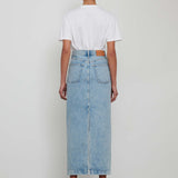 WARDROBE.NYC - Denim Column Skirt