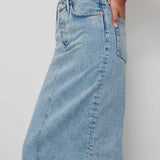 WARDROBE.NYC - Denim Column Skirt