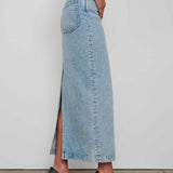 WARDROBE.NYC - Denim Column Skirt