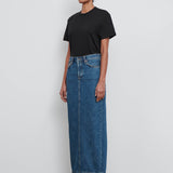 WARDROBE.NYC - Denim Column Skirt