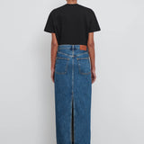 WARDROBE.NYC - Denim Column Skirt