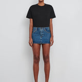 WARDROBE.NYC - Denim Micro Mini Skirt