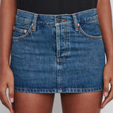 WARDROBE.NYC - Denim Micro Mini Skirt