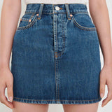 WARDROBE.NYC - Denim Mini Skirt