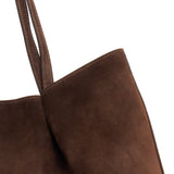 Elleme - Dimple Tote Suede Brownie