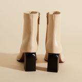 MANU ATELIER - Chae Ankle Boots Ivory Soft