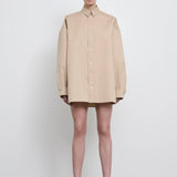 WARDROBE.NYC - Drill Shirt Dress Mini