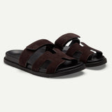 DUCIE - Harley Suede Leather Slides