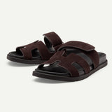 DUCIE - Harley Suede Leather Slides