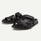 DUCIE - Harley Leather Slides