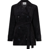 DUCIE - Lisa Suede Belted Jacket