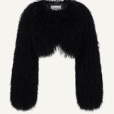 Ducie - Becca Cropped Shearling Jacket