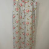 Prada Baby Blue Silk Floral High-Rise Pants Size IT 44 (UK 12) RRP £1,195