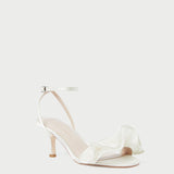 Roeffler Randall - Elena Pearl Pleated Ruffle Sandal