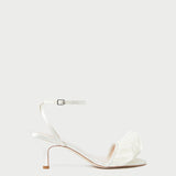 Roeffler Randall - Elena Pearl Pleated Ruffle Sandal