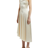 Elleme - Silk Satin Dress Beige