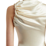 Elleme - Silk Satin Dress Beige