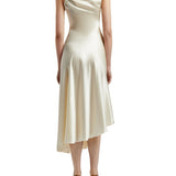 Elleme - Silk Satin Dress Beige