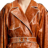 Elleme - Leather Trench Coat Camel