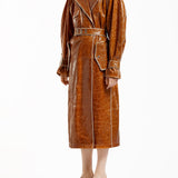 Elleme - Leather Trench Coat Camel