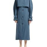 Elleme - Washed Cotton Coat Navy