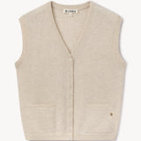 ETERNE - Elton Vest Heather Oatmeal