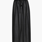 Khaite - Ember Skirt in Black Cotton Silk