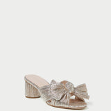 Roeffler Randall - Emilia Champagne Pleated Bow Heel