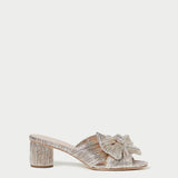 Roeffler Randall - Emilia Champagne Pleated Bow Heel