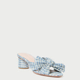 Roeffler Randall - Emilia Blue Gingham Bow Heel