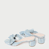 Roeffler Randall - Emilia Blue Gingham Bow Heel