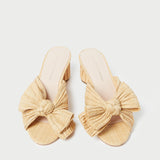 Roeffler Randall - Emilia Natural Pleated Bow Heel