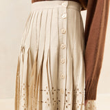 Loeffler Randall - Emlyn Pleated Midi Skirt