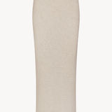 ETERNE - Emma Butter Rib Skirt Heather Oatmeal